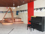 Pavillon mit Klavier
